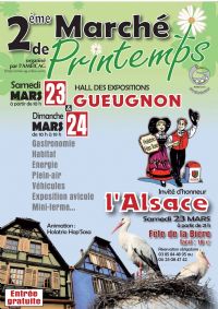 Marché de Printemps à Gueugnon. Du 23 au 24 mars 2013 à GUEUGNON. Saone-et-Loire.  10h00